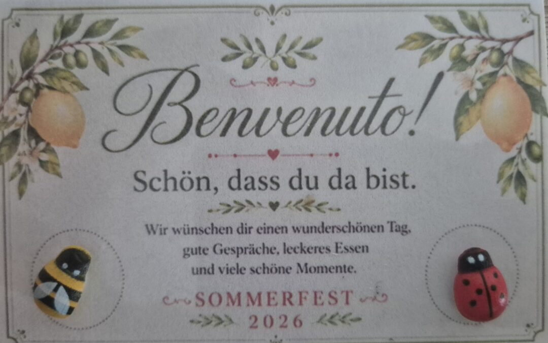 Rückblick auf unser Sommerfest